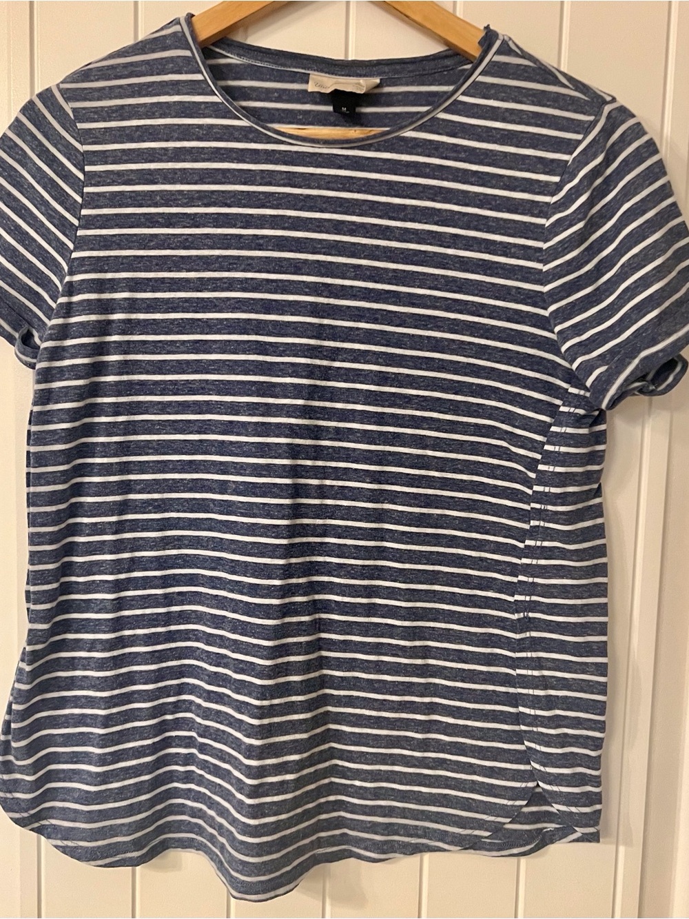 Universal Thread Navy & White Striped Tee